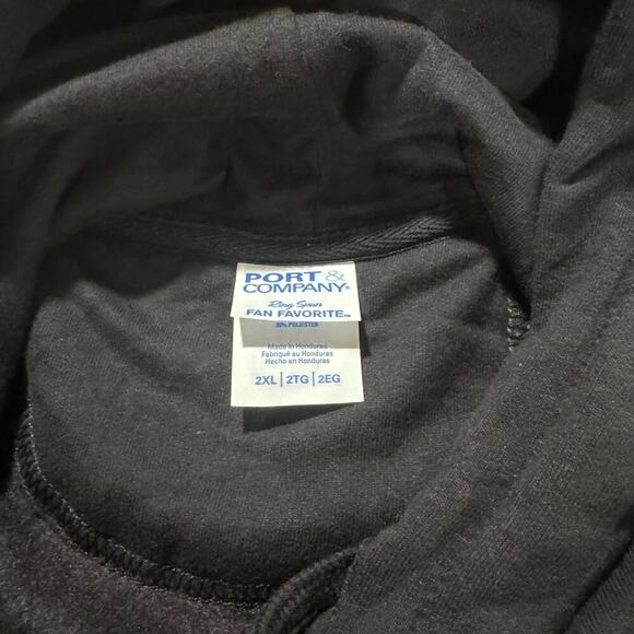 NHL Detroit Red Wings Logo Black 2XL Hooded Sweater NWT - Picture 4 of 5